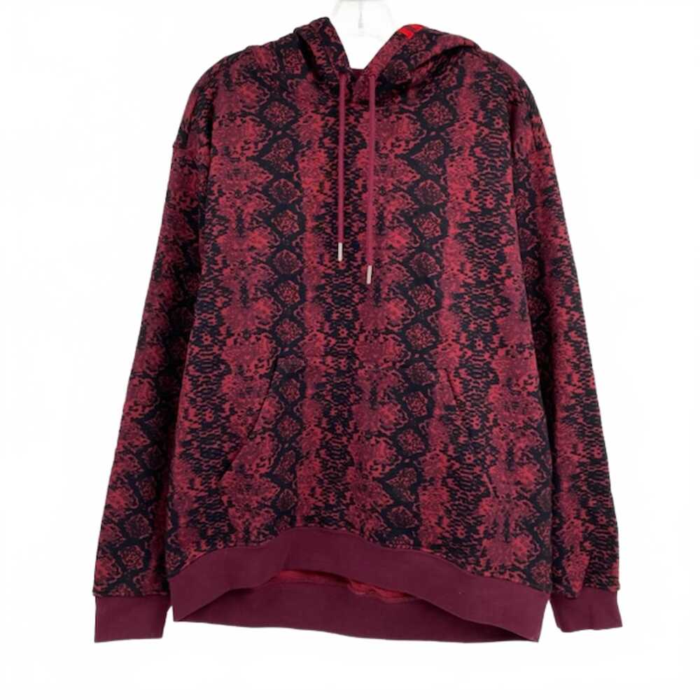 adidas Red Black Ivy Park Snake Print Hoodie | Men’s Size S